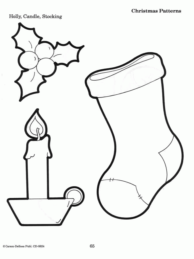 Skarpety świąteczne kolorowanki